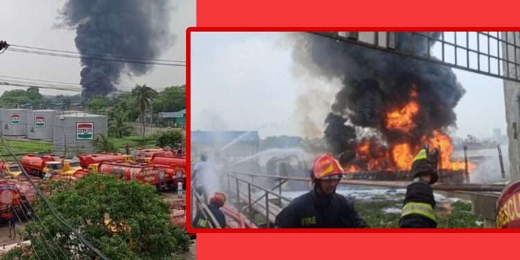 বুড়িগঙ্গায় জ্বালানিবাহী ট্রলারে আগুন, নিহত ১, নিখোঁজ ২