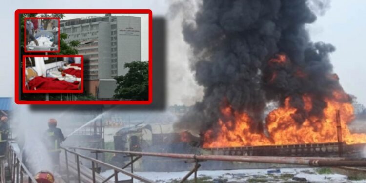 তেলবাহী ট্রলারে রহস্যজনক অগ্নিকাণ্ড : দগ্ধ শ্রমিকের মৃত্যু