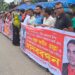শেখ হাসিনা, শামীম ওসমানসহ সহযোগীদের ফাঁসির দাবিতে সিদ্ধিরগঞ্জে মানববন্ধন