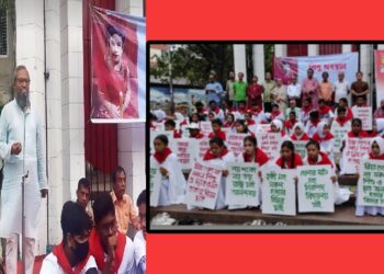 ‘রিয়া মনিকে হত্যা করলো কে ? বিচার দাবী’