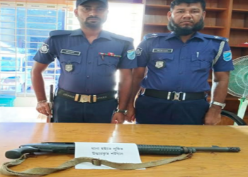 আড়াইহাজারে  লুট হওয়া শটগান উদ্ধার উদ্ধার