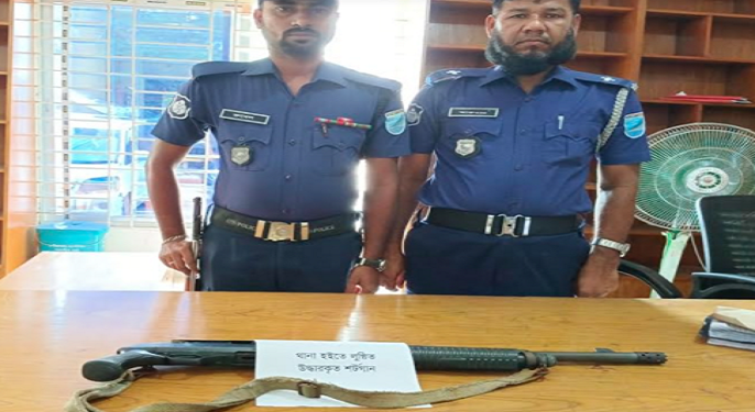 আড়াইহাজারে লুট হওয়া শটগান উদ্ধার উদ্ধার