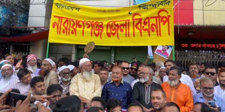 বিশাল বহর নিয়ে পল্টনের মহাসমাবেশে গিয়াসউদ্দিন