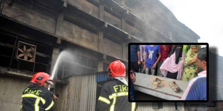 গাজী টায়ার ভবন থেকে নিখোঁজদের হাড় খুলি উদ্ধার