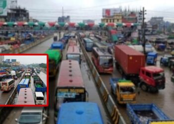 ঢাকা-চট্টগ্রাম মহাসড়কে তীব্র যানজট