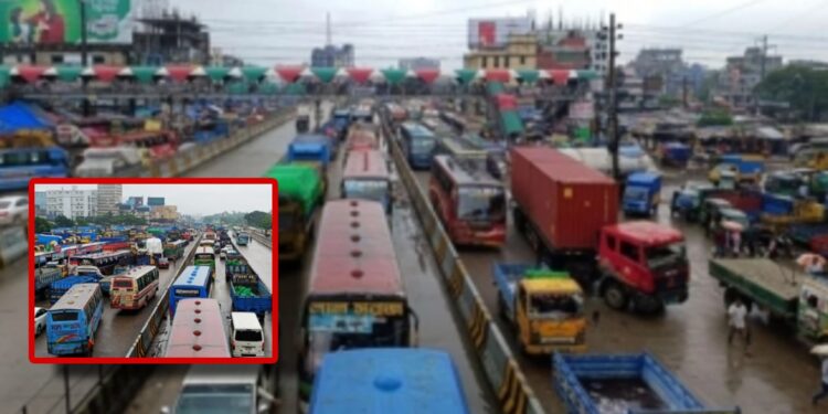 ঢাকা-চট্টগ্রাম মহাসড়কে তীব্র যানজট