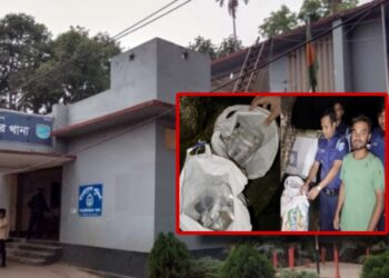 টিয়ারসেল ও সাউন্ড গ্রেনেড উদ্ধার