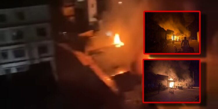 পুড়ছে নাসিকের কালীরবাজার : ‘অগ্নিকাণ্ড নাকি নাশকতা ?’