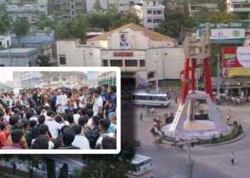 পোশাক শ্রমিকদের চাষাড়া চত্তর অবরুদ্ধ : দাবী ১২ দফা