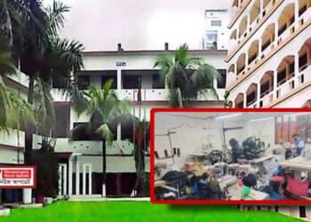 শ্রেণীকক্ষে ভাড়ায় চলছে মিনি গার্মেন্টস ! সরানোর নির্দেশ