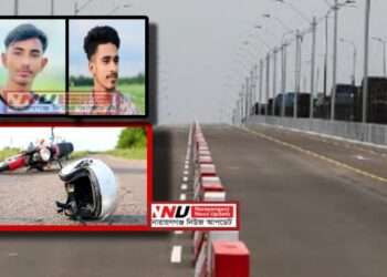 কভার্ডভ্যানের চাপায় প্রাণ গেলো দুই বন্ধুর