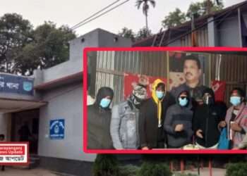 লুকিয়ে থেকে প্রতিষ্ঠাবার্ষিকী উদযাপন করলো ছাত্রলীগ