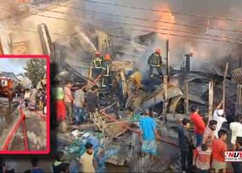 সিদ্ধিরগঞ্জে কুন কারখানায় আগুন