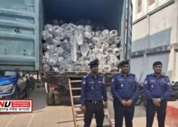 অর্ধ কোটি টাকার গার্মেন্টসের চুরি হওয়া কাপড় উদ্ধার