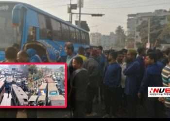 মহাসড়ক অবরোধ : যানজটে নাকাল সর্বসাধারণ