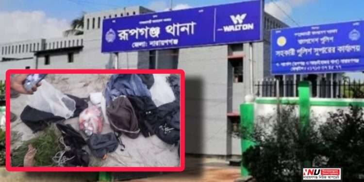 পলিথিনে মোড়ানো ২০টি ককটেল উদ্ধারের পর নিস্কৃয়