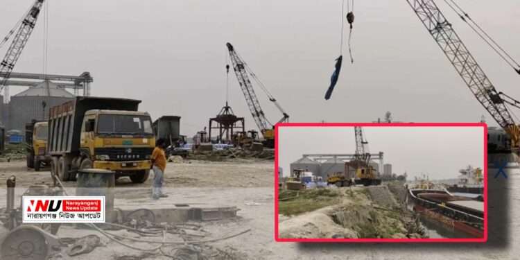 রূপগঞ্জে আদালতের নিষেধাজ্ঞার পরও জমি দখলের উৎসব