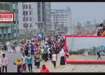 রূপগঞ্জে যৌথবাহিনী-শ্রমিক সংঘর্ষে আহত শতাধিক