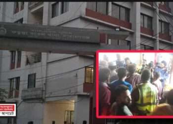 পাগলা বাজারে ব্যবসায়ী নান্টুকে লক্ষ্যভ্রষ্ট গুলি