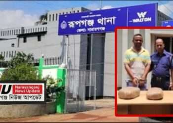 চনপাড়ার কুখ্যাত অপরাধী বল্টু রাসেল গাজাসহ গ্রেফতার