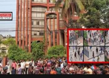 সিটি কর্পোরেশন ভবনে অটো রিকশা চালকদের হামলায় আহত ২০