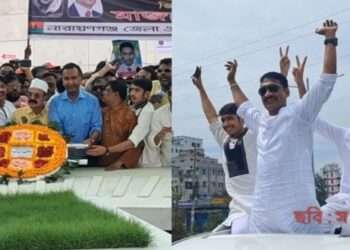 উচ্ছ্বাস উদ্দীপনার সাথে জিয়াউর রহমানের মাজার জিয়ারত জাকির খানের