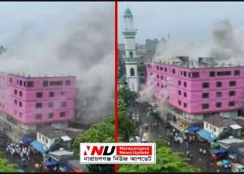 অসতর্কতার জের : দেওভোগ কাটা কাপড় মার্কেটে আগুন