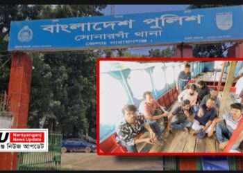 মেঘনায় চাঁদাবাজি : কালবেলার সংবাদকর্মী ও বিএনপি নেতাসহ গ্রেফতার ১১