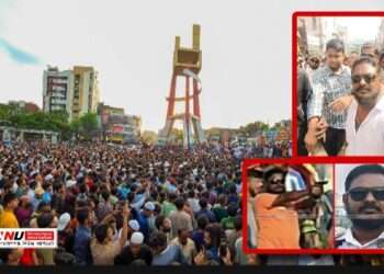 এনসিপির সমাবেশে সেই অস্ত্রধারী রাসেল ! পুলিশের ভূমিকায় তোলপাড়