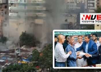 অগ্নিকাণ্ডে ক্ষতিগ্রস্ত হকার্স মার্কেটের ব্যবসায়ীরা পেলেন অনুদান