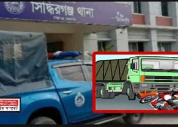 মাটিভর্তি ট্রাকের ধাক্কায় মোটর সাইকেল আরোহী নি’হত
