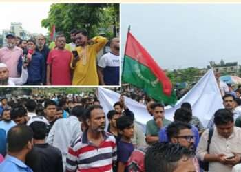 তারেক রহমানকে নিয়ে কটুক্তির প্রতিবাদে ফতুল্লায় বিক্ষোভ