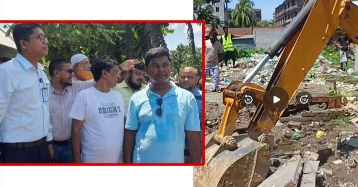 বহু প্রতিক্ষায় কাঞ্চন পৌর উকিল বাড়ি খাল উদ্ধার