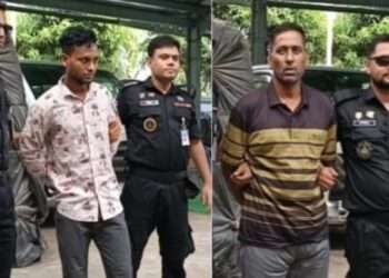 শীর্ষ সন্ত্রাসী শুটার মাসুদ ও নৌ-ডাকাত আক্তার আটক  অস্ত্র ও গুলি উদ্ধার