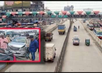 সড়ক দূর্ঘটনা : রক্ষা পেলেন বিএনপি নেতা জয়নুল আবেদীন ফারুক