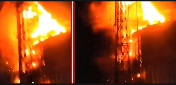 সোনারগাঁওয়ে মেঘনা গ্রুপের চিনি কারখানায় অগ্নিকাণ্ড