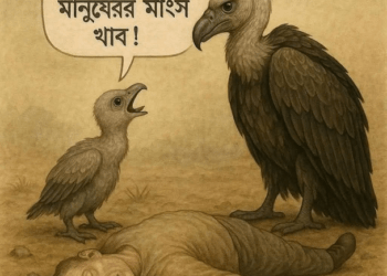 “বাবা, আমি মানুষের মাংস খাব !“