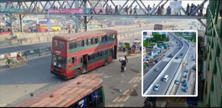 নারায়ণগঞ্জের সড়ক ও মহাসড়কে যান চলাচল স্বাভাবিক