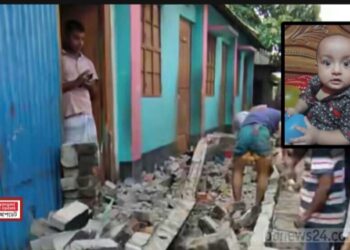 শিশুর দাফন হয়েছে গ্রামে, বাবা মা কে নিয়ে ছুটেছেন হাসপাতালে