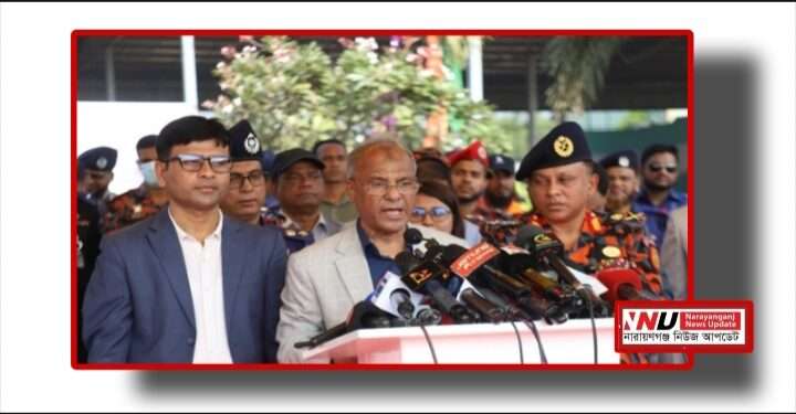 স্বেচ্ছাসেবকদের ভূমিকা জাতি এগিয়ে নেয় : রূপগঞ্জে স্বরাষ্ট্র উপদেষ্টা