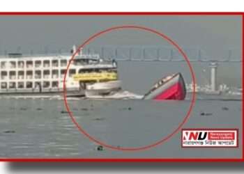 ফতুল্লায় যাত্রীবাহী লঞ্চের সঙ্গে সংঘর্ষে বালুবাহী বাল্কহেড ডুবি