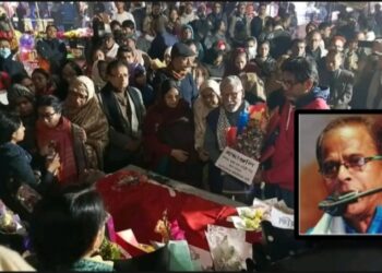 সিপিবি নেতা সুজয় রায় চৌধুরী বিকুর মৃত্যুতে শোকের ছায়া