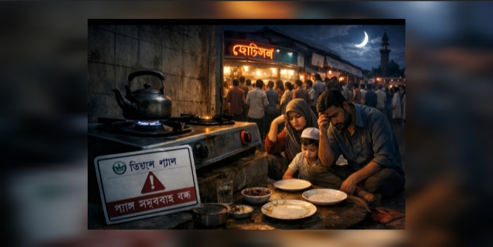 সেহেরীর প্রথম রাতে গ্যাস বন্ধ : নগরবাসীর চরম ভোগান্তি