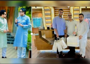 আড়াইহাজারে ঈদে ছেলেদের নজর কেড়েছে  আলিফ পাঞ্জাবি