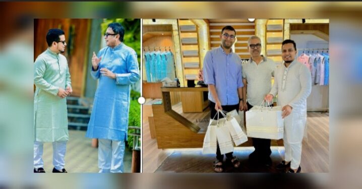 আড়াইহাজারে ঈদে ছেলেদের নজর কেড়েছে  আলিফ পাঞ্জাবি