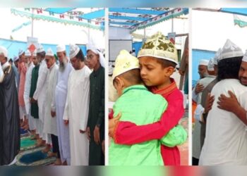 ফতুল্লায় সৌদির সঙ্গে মিল রেখে ঈদের নামাজ