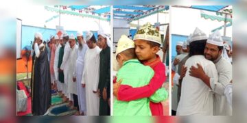 ফতুল্লায় সৌদির সঙ্গে মিল রেখে ঈদের নামাজ