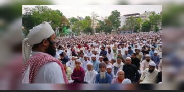 কাশিপুর ঈদগাহে ঈদুল ফিতরের প্রথম জামাত অনুষ্ঠিত