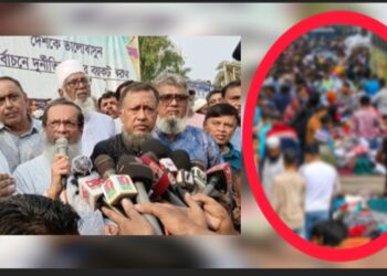 ফুটপাতে চাঁদাবাজি : উচ্ছেদ ঘোষণাতে পালালো ‘মহাজন চক্র’