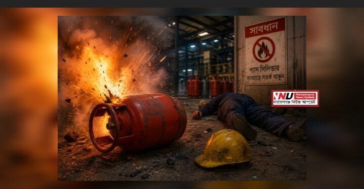 সোনারগাঁয়ে সিলিন্ডার বিস্ফোরণ, শ্রমিক নিহত